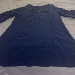 Navy blue long sleeve dress